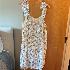 Heartloom Blue Floral Ruffle Dress